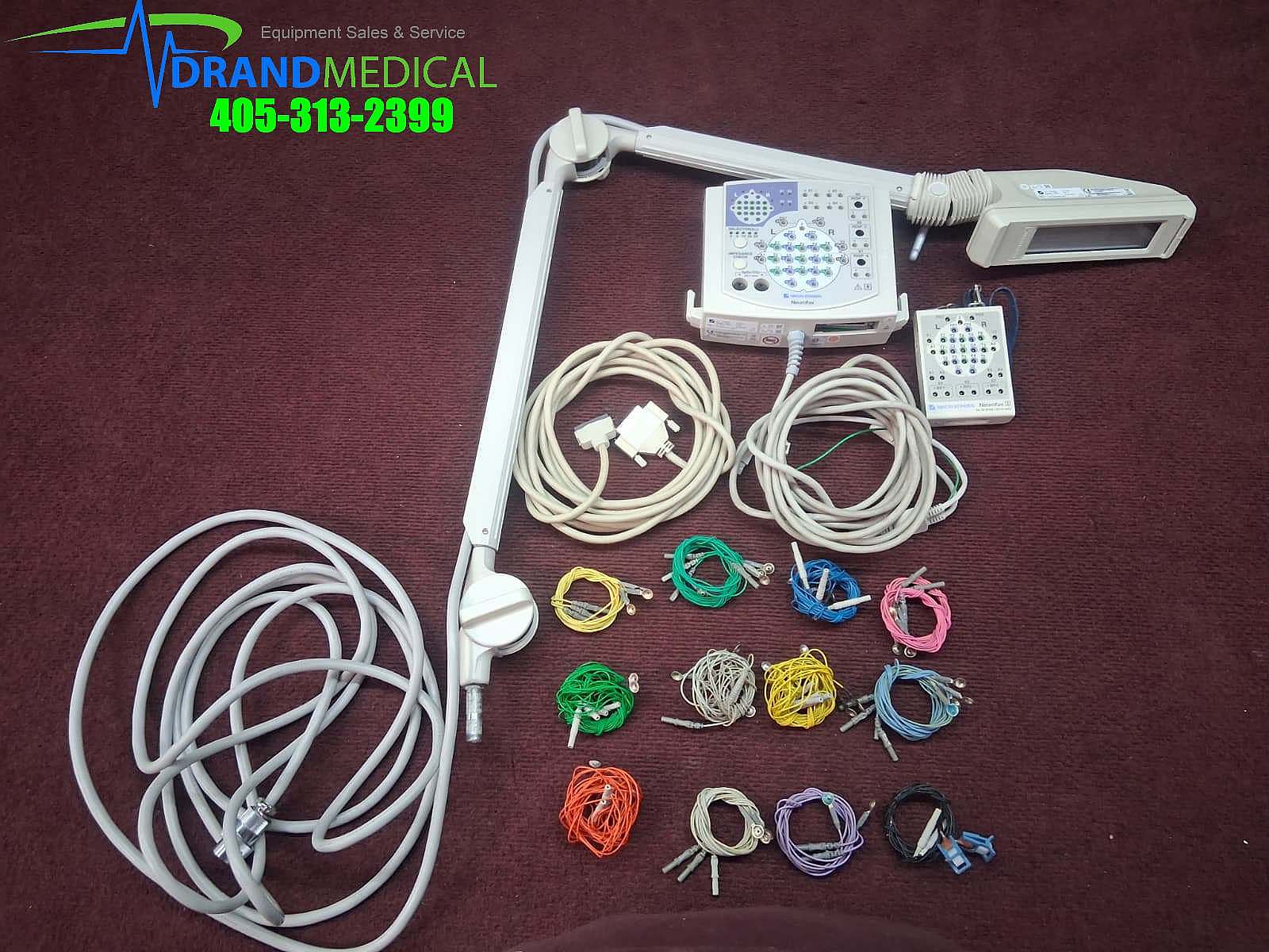 Nihon Kohden Neurofax JE-921A AMPLIFIER w/ JE-910A/911A & LS-703A