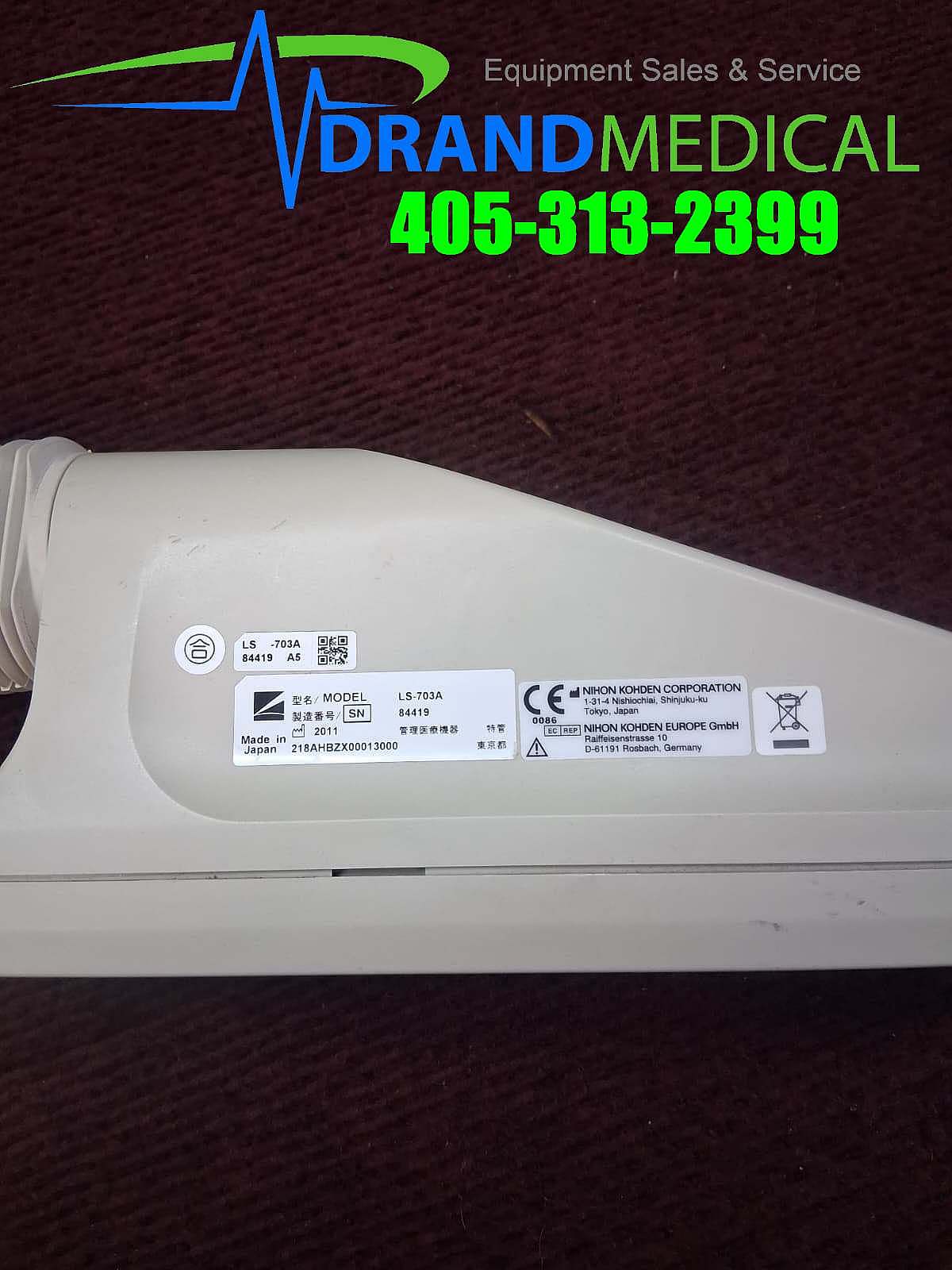 Nihon Kohden Neurofax JE-921A AMPLIFIER w/ JE-910A/911A & LS-703A - Image 11