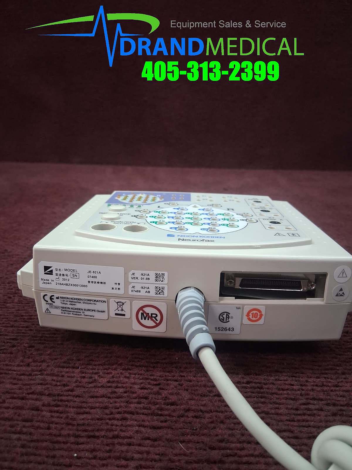 Nihon Kohden Neurofax JE-921A AMPLIFIER w/ JE-910A/911A & LS-703A - Image 3