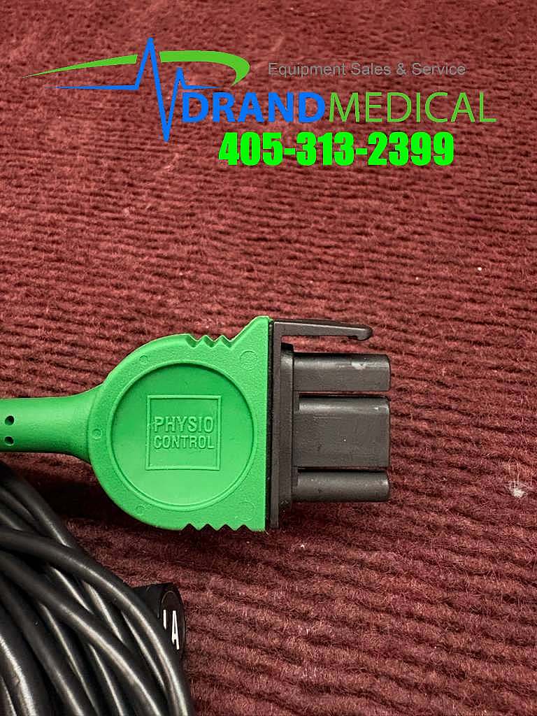 Physio Control 3 Lead ECG Cable Ref:11111-000016 w/Case For LIFEPAK 1000 - Image 4