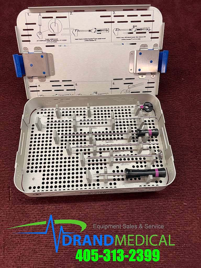 Torner ArthroTunneler System Instrument Set - Complete Tray w/ Tools