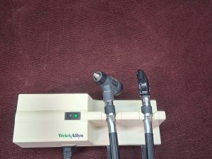 Welch Allyn 767 Wall Transformer with Heads Ophthalmoscope & Otoscope (B5-3)