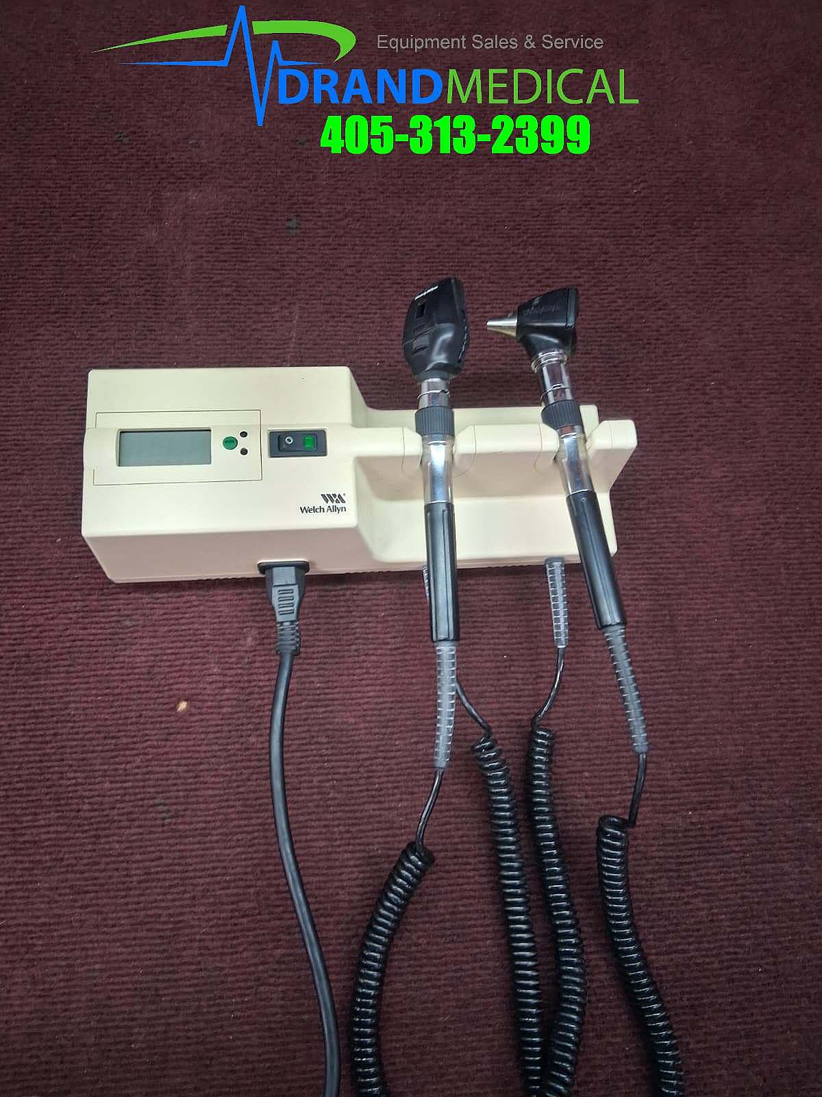 Welch Allyn 767 Wall Transformer with Heads Ophthalmoscope & Otoscope (B5-3)