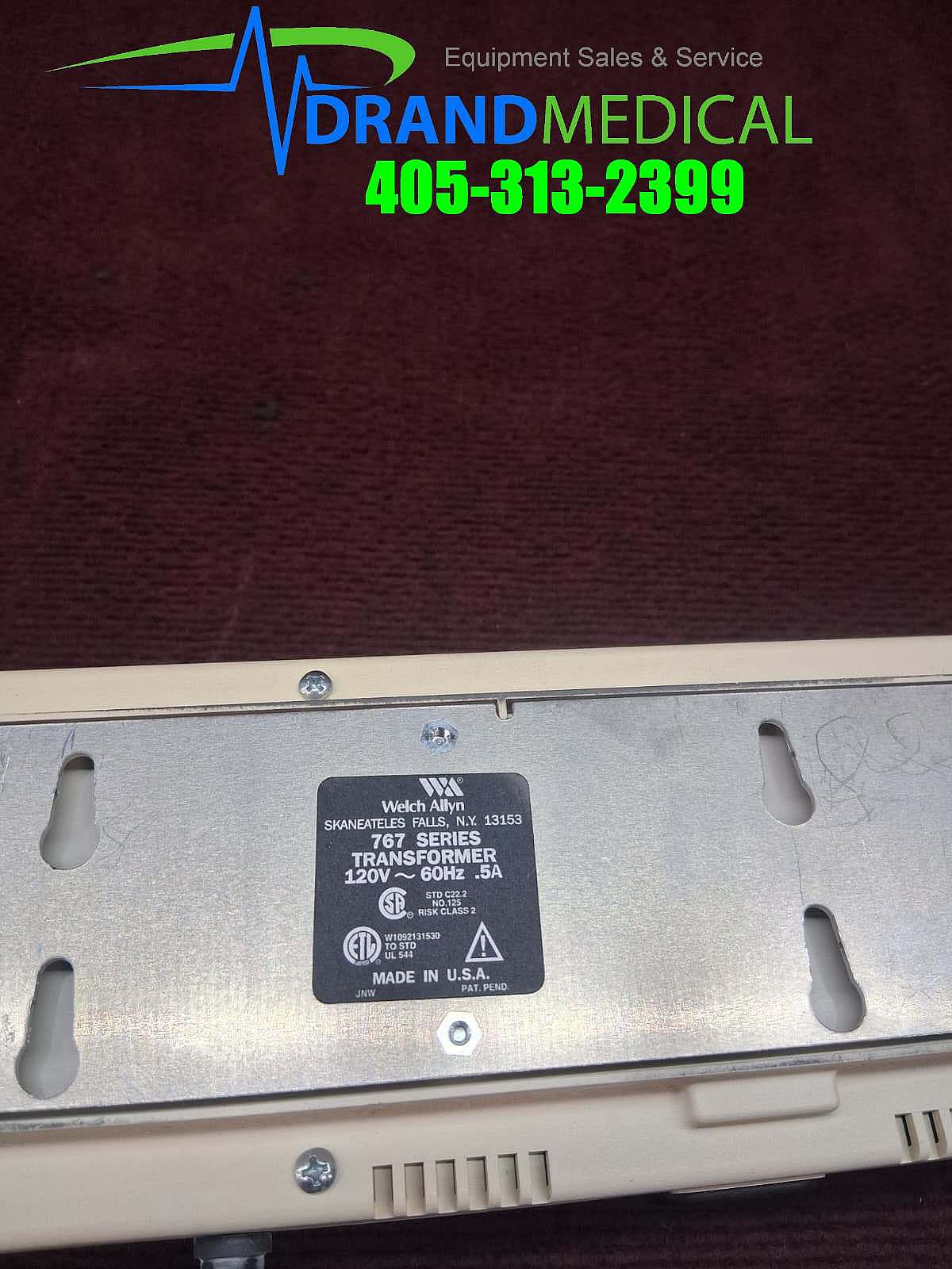 Welch Allyn 767 Wall Transformer with Heads Ophthalmoscope & Otoscope (B5-3) - Image 2