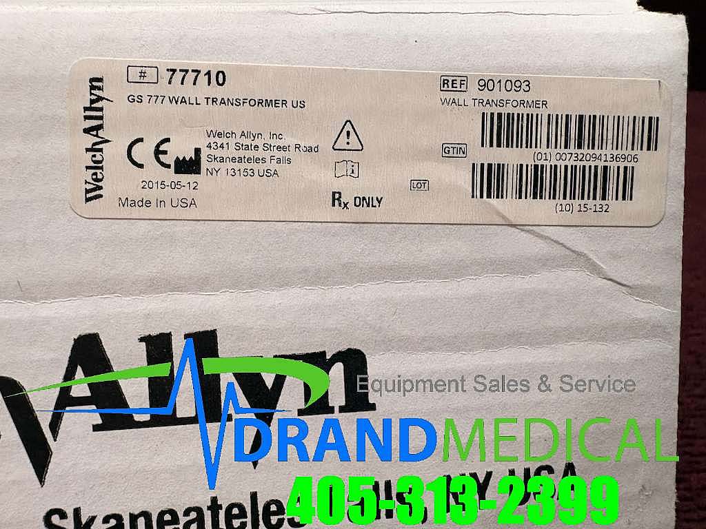 Welch Allyn 777 Wall Mount Otoscope System W/ 11720 & 23810 Heads working(B5-2) - Image 4