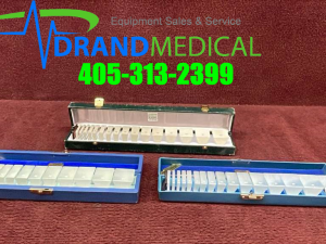 Lot of 3 Berens Instrument Prism by Gulden Ophthalmic W/ Case (G2-2)