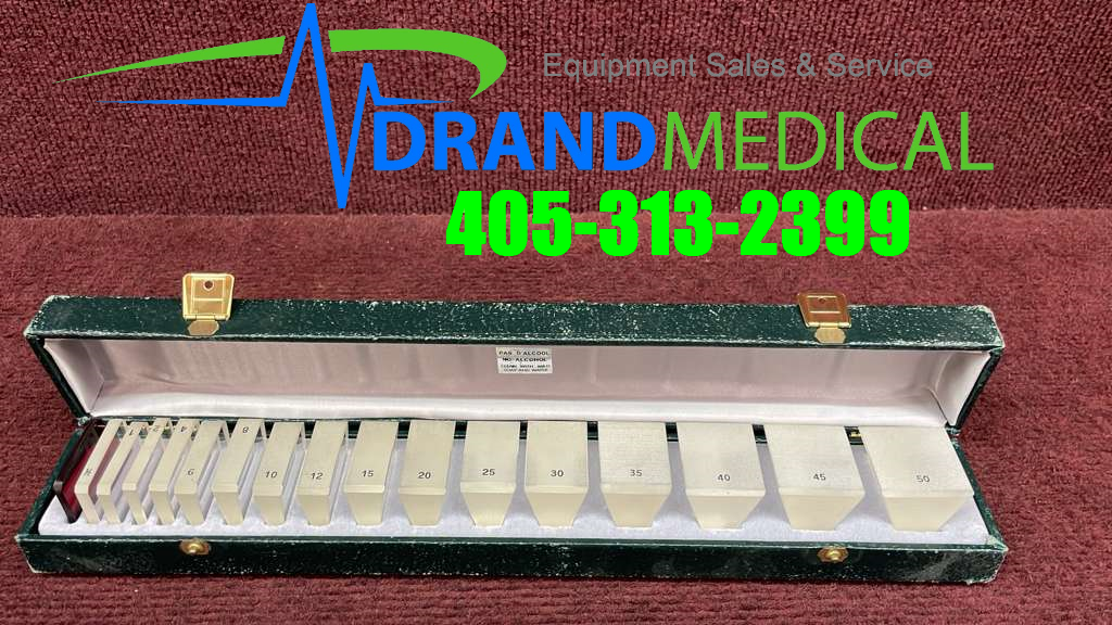 Lot of 3 Berens Instrument Prism by Gulden Ophthalmic W/ Case (G2-2) - Image 3