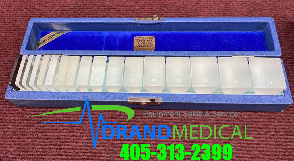 Lot of 3 Berens Instrument Prism by Gulden Ophthalmic W/ Case (G2-2) - Image 4