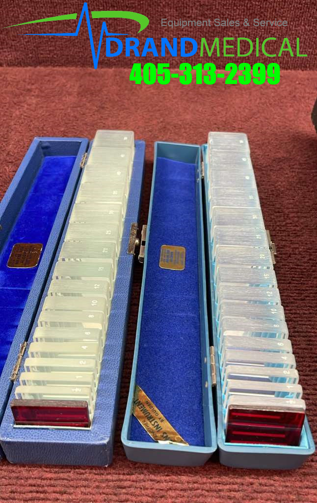 Lot of 3 Berens Instrument Prism by Gulden Ophthalmic W/ Case (G2-2) - Image 5