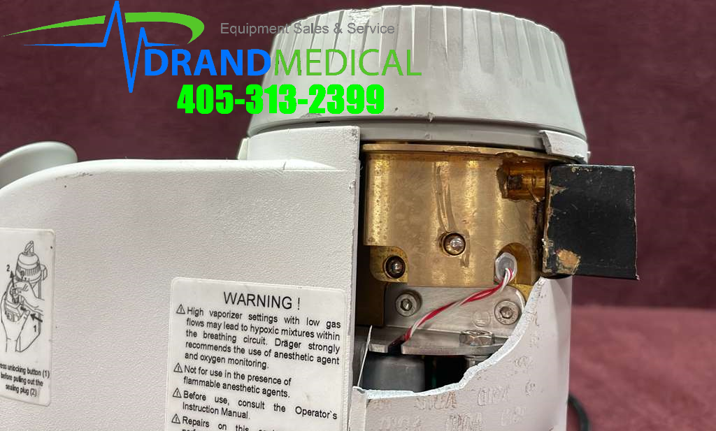 Drager Med D-Vapor Desflurane Vaporizer(D2-2) - Image 6