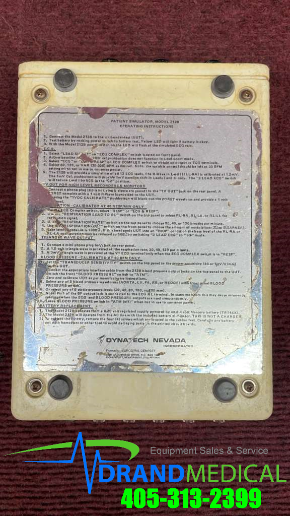 Dynatech Model 212B Neurodyne-Dempsey ECG Complex, Respiration, Blood Pressure - Image 6