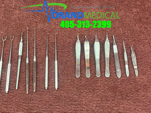 ENT Surgical Instruments Set V. Mueller Jarit Xomed