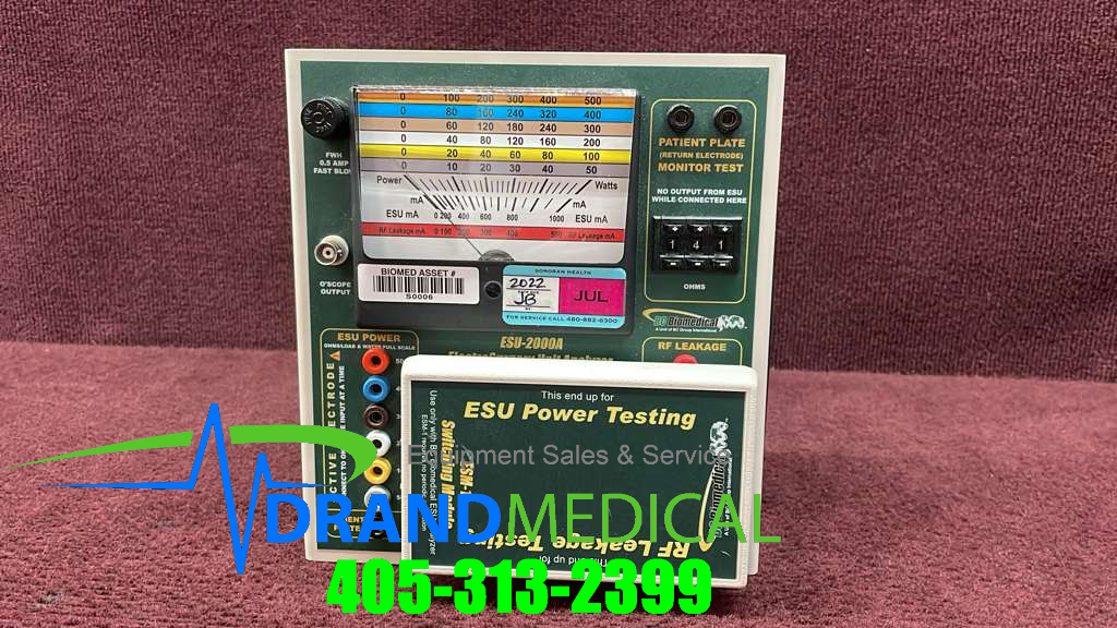 BC Biomedical ESU-2000A Electrosurgery Unit Analyzer(F2-2)