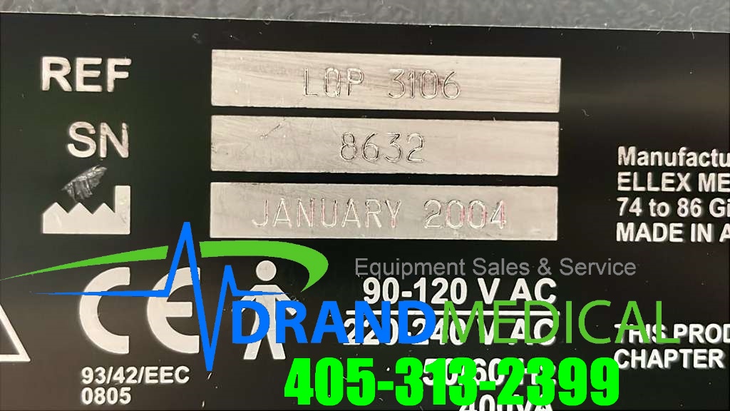 Ellex Super Q Ophthalmic Yag Laser System with Power Table REF: LQP 3106 - Image 7