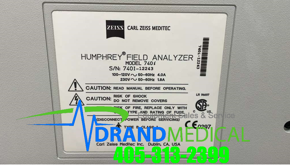 Carl Zeiss Humphrey Field Analyzer 740i Visual Field Analyzer - Image 5