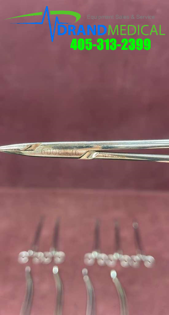 Lot of 10 Scanlan Needle Holders 6- 6006-36 4- 6006-16 - Image 6