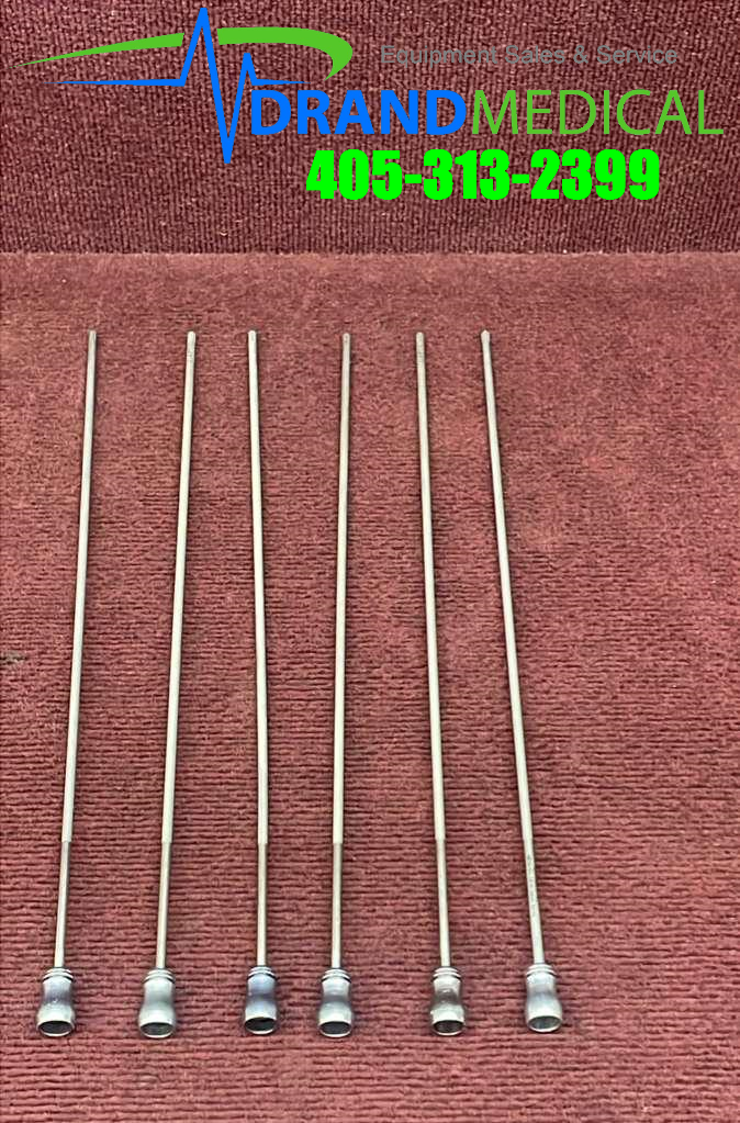 Lot of 6 DAVOL Hydro Dissection Probe Suction Irrigator 5MM