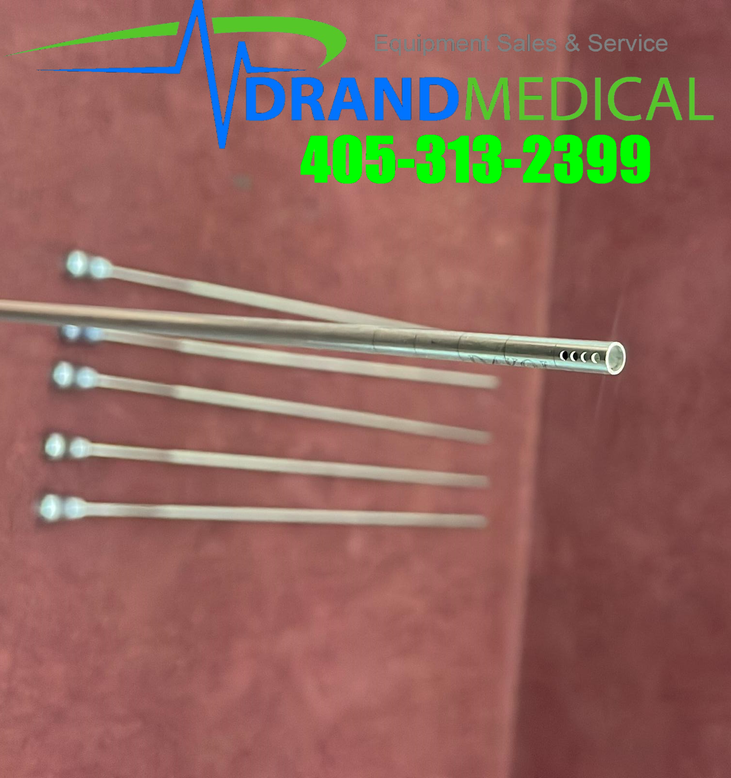 Lot of 6 DAVOL Hydro Dissection Probe Suction Irrigator 5MM - Image 2