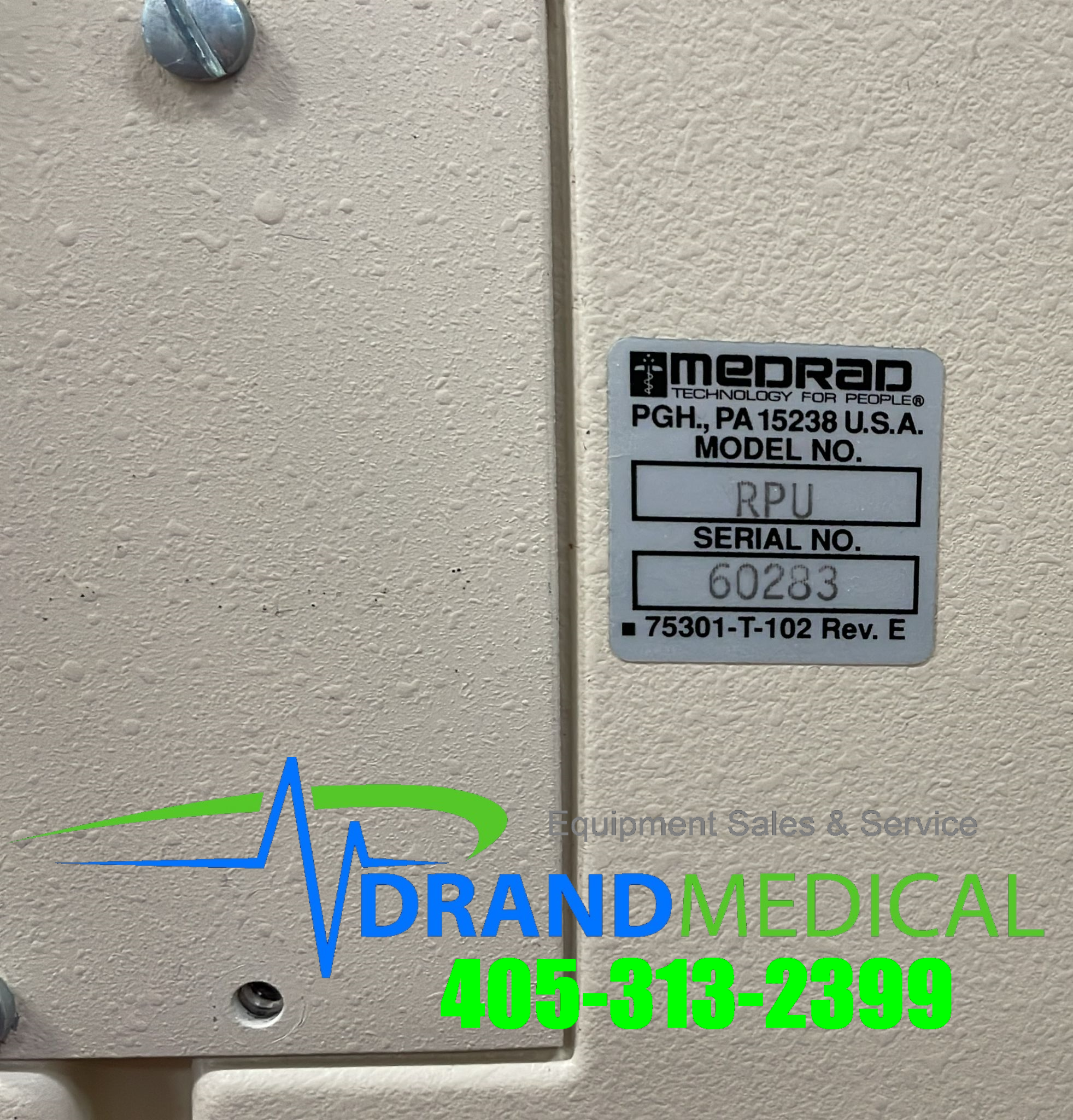 MEDRAD MARK V PLUS ANGIOGRAPHIC / CT INJECTION SYSTEM - Image 6