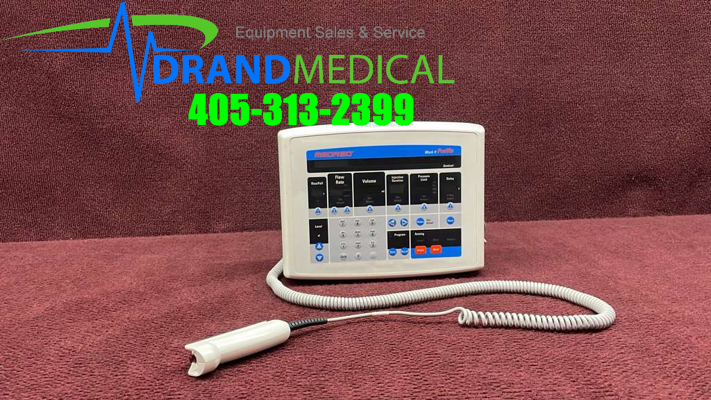 Medrad Mark V PROVIS Dual Head Contrast Injection System Injector w/ Console - Image 4