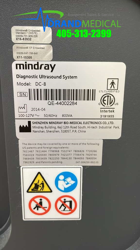 Mindray Diagnostic DC-8 ultrasound machine - Image 9