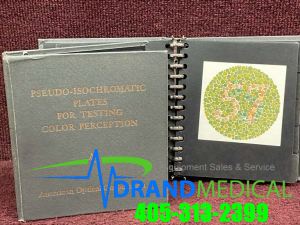 Lot of 2 American Optical Corporation PSEUDO-ISOCHROMATIC PLATES(G5-2)
