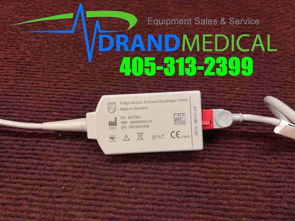 Philips M2738A ECG / IUP / MECG Patient Module, Used w/ FCB 300(A4-2) - Image 3
