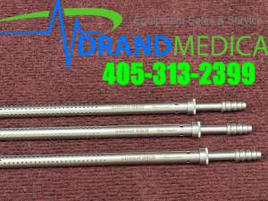 Lot of 3 Aesculap GF862R Pool Suction Cannula Sheath 7" Stainless Steel Surgical