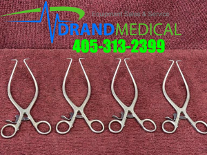 Lot of 4 AESCULAP REF MD651, Gelpi Retractor 184mm