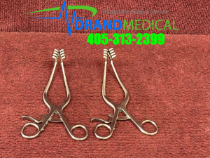 Lot of 2 Aesculap MG007R Stainless Steel Instrument