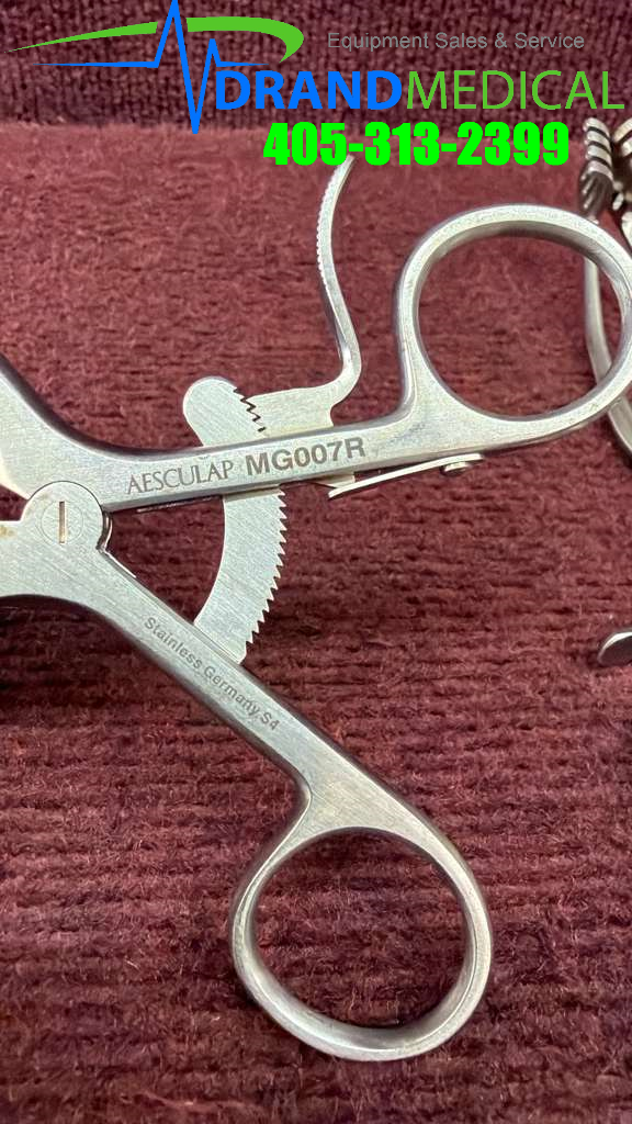Lot of 2 Aesculap MG007R Stainless Steel Instrument - Image 2