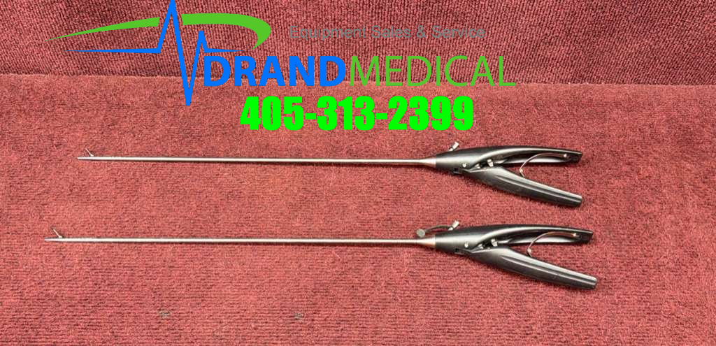 Aesculap Surgical Laparoscopic 5Mm Durogrip Straight Tc Needleholder PL404R