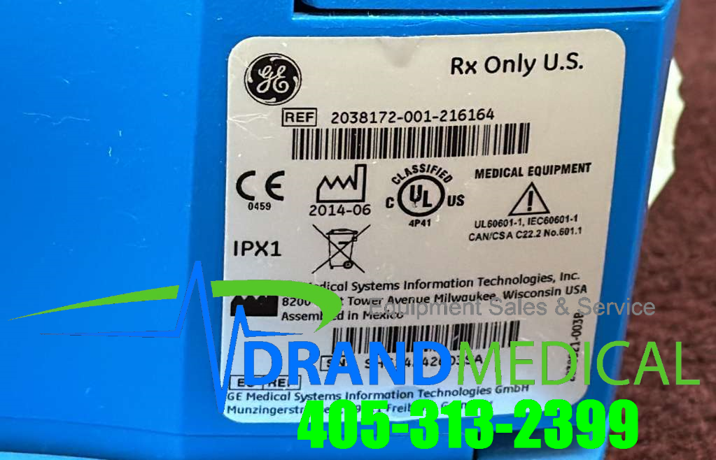 GE Dinamap CareScape V100 Vital Signs Monitor - Image 7