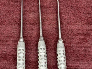 Lot of 3 Koros Comfort Plus Curette orthopedic surgical gouges
