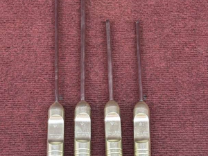 Lot of 4 Wells Johnson 20-1207-00 32cm x 6mm, 32cm x 8mm, 15cm x 8mm, 15cm x 6mm