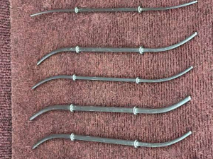 6 pcs. AESCULAP MD594 MD595 MD596 MD597 MD598 MD579R Hank Uterine Dilator Set