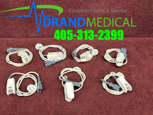 Lot of 7 Masimo LNCS DCI Adult SpO2 reusable finger sensor