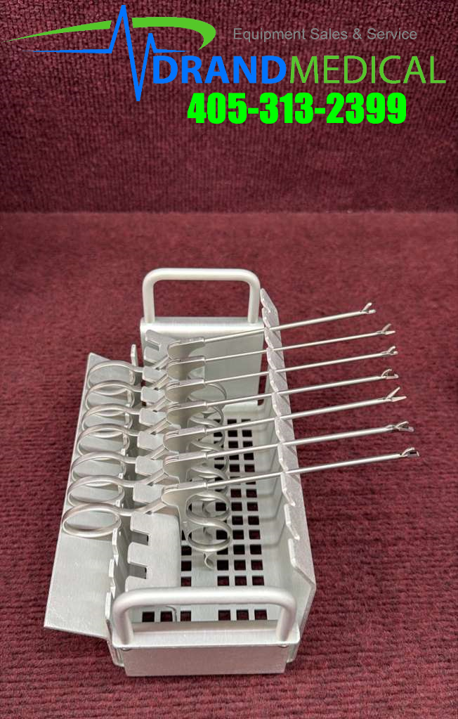 Lot of 7 Shutt Linvatec Alligator Arthroscopy Grasper