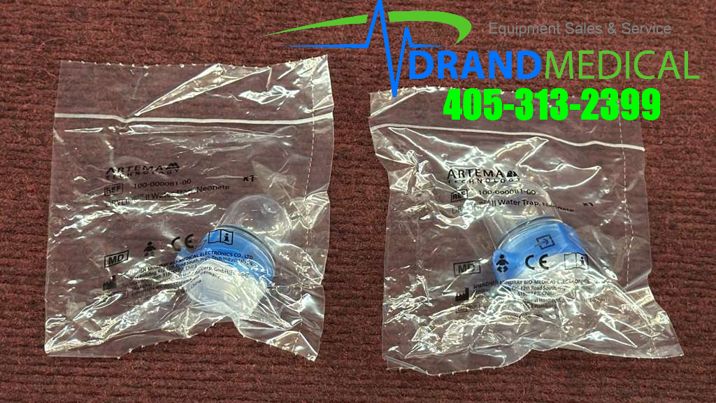 2 Mindray Artema DRYLINE II Water Trap REF:100-000081-00