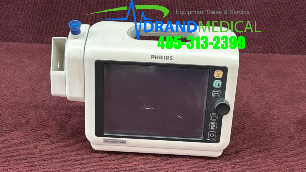 PHILIPS SureSigns VS4 Patient Monitor Nellcor SpO2 NIBP Temp - Image 3
