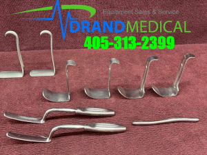 Set of 9 Jarit & V. Mueller Abdominal Retractor Set