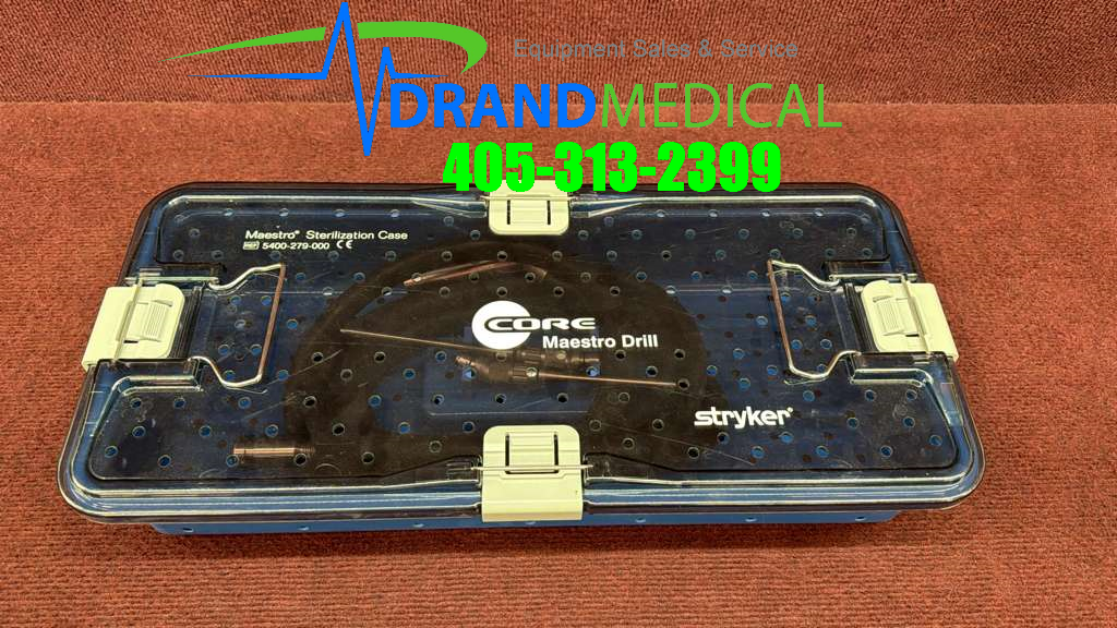 Stryker core maestro drill set ref: 5400-200 with 5407-120-482 and 5407-120-472. - Image 5
