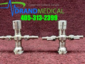 Lot of 2 Stryker Speed-Lock Bridge, 2 Rotating Stopcocks 377-727-540