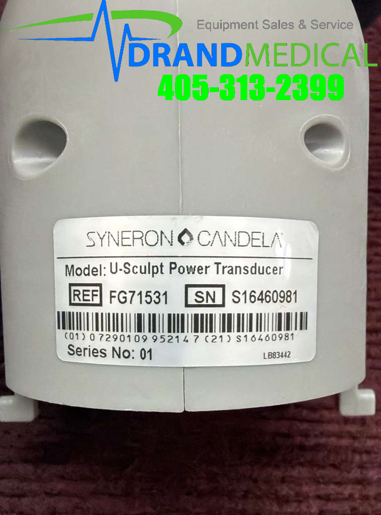 Syneron Candela UltraShape Transducer Handpiece Power U-Sculpt FG71531 - Image 9