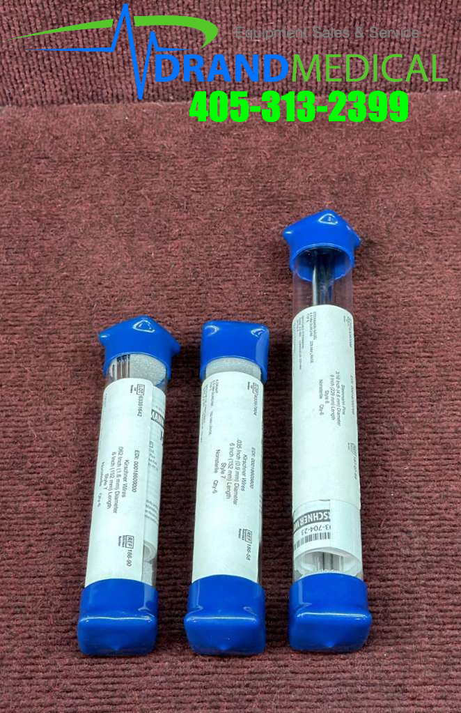 ZIMMER Kirschner wires and Steinmann Pins REF:186-58, 186-90, 187-07-69