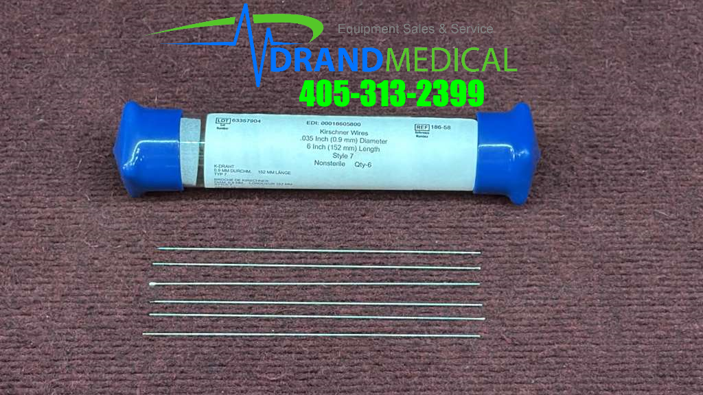 ZIMMER Kirschner wires and Steinmann Pins REF:186-58, 186-90, 187-07-69 - Image 4