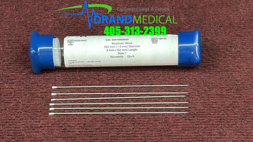 ZIMMER Kirschner wires and Steinmann Pins REF:186-58, 186-90, 187-07-69 - Image 6