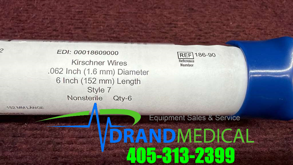 ZIMMER Kirschner wires and Steinmann Pins REF:186-58, 186-90, 187-07-69 - Image 7