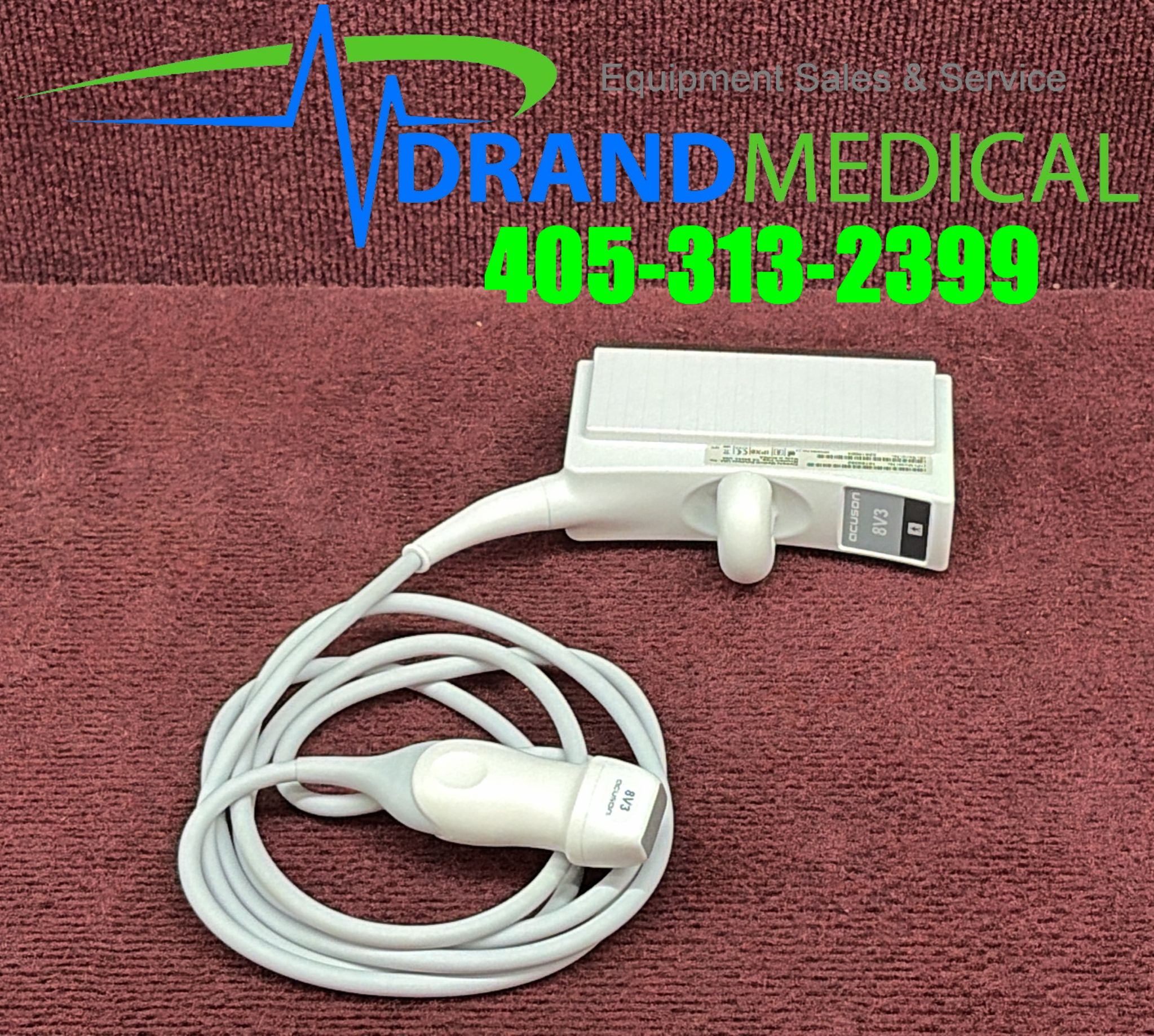 Siemens Acuson 8V3 Ultrasound Transducer Probe