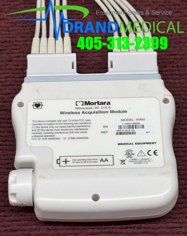 Wam 2 Module Mortara Wam Wireless Acquisition Module With Leads - Medsold